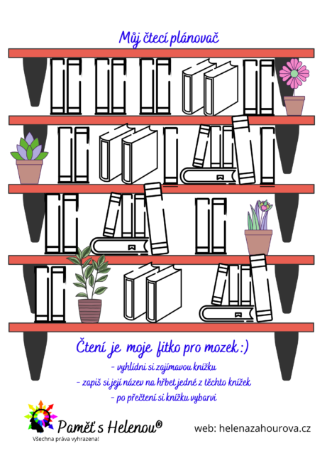 zapište si tipy na knížky, které si chcete přečíst